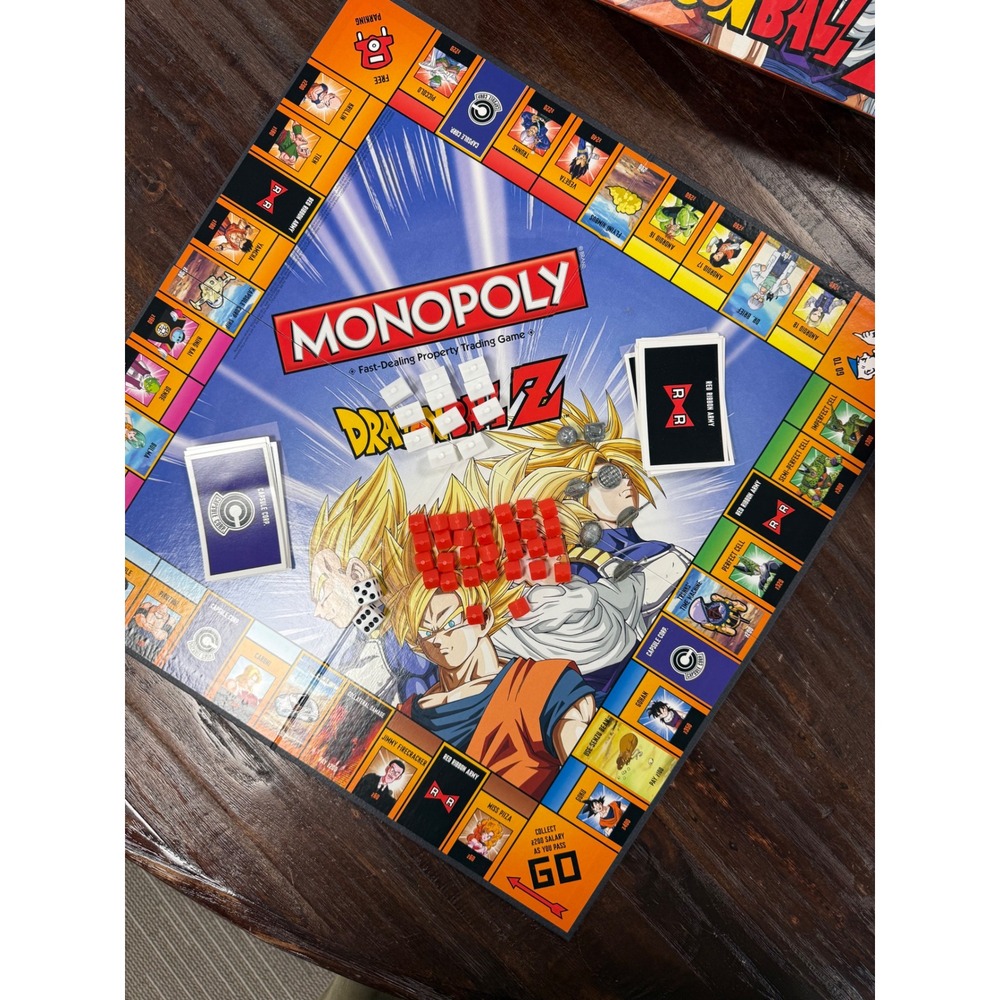 Monopoly Dragon Ball Z Edition Board Game Anime Collector Strategy Game